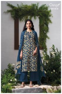 Ganga tilotama 5136 cotton dress materials wholesale